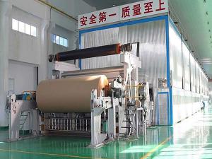 Corrugated paper machine